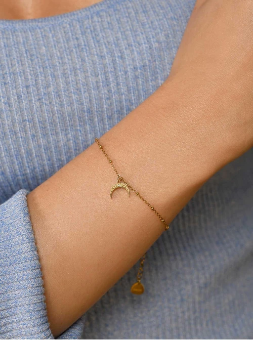 Bransoletka księżyc, złoty S105303Z00