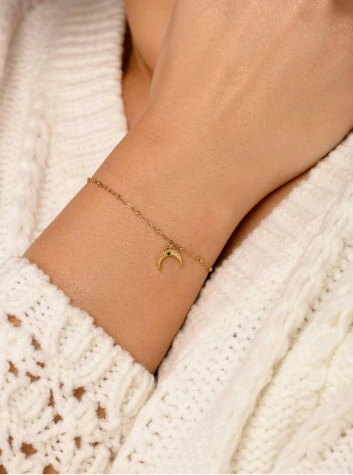 Bransoletka księżyc, złoty S105304Z00