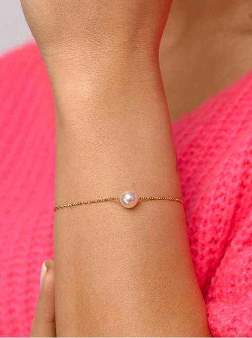 Bransoletka z perełką, złoty S105297Z00