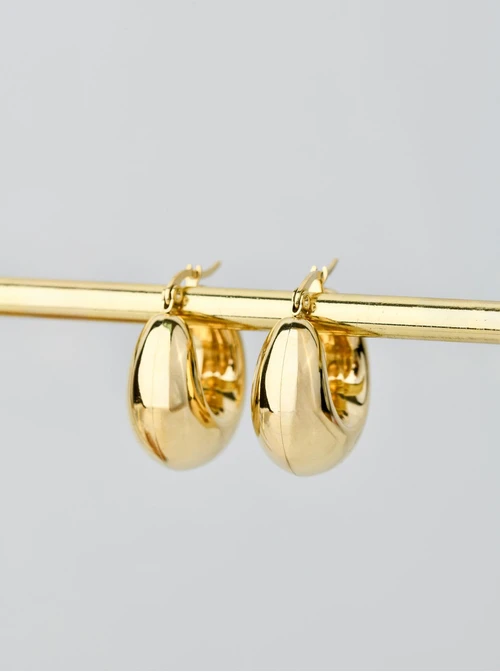 Kolczyki dmuchane księżyce, złoty S205095Z00