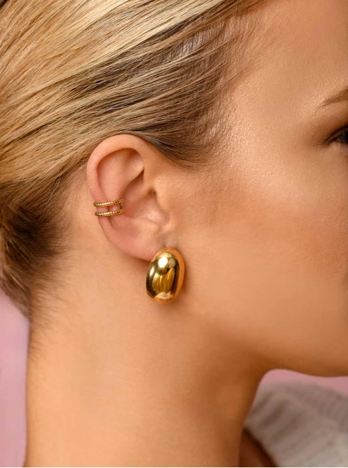 Kolczyki dmuchane, złoty S205155Z00