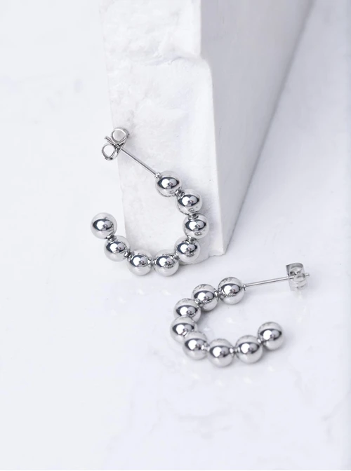 Kolczyki koła, srebrny S205539S00