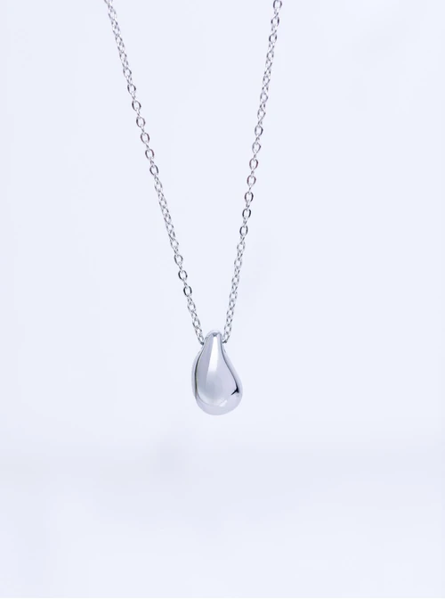 Naszyjnik dmuchana kropla, srebrny S306433S00