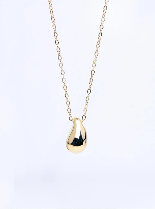 Naszyjnik dmuchana kropla, złoty S306433Z00