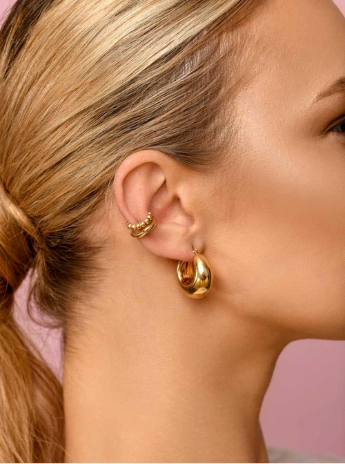 Nausznica fala, złoty S205169Z00