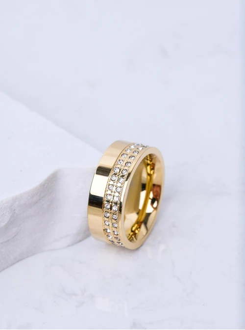 Obrączka kryształki, złoty S405697Z00