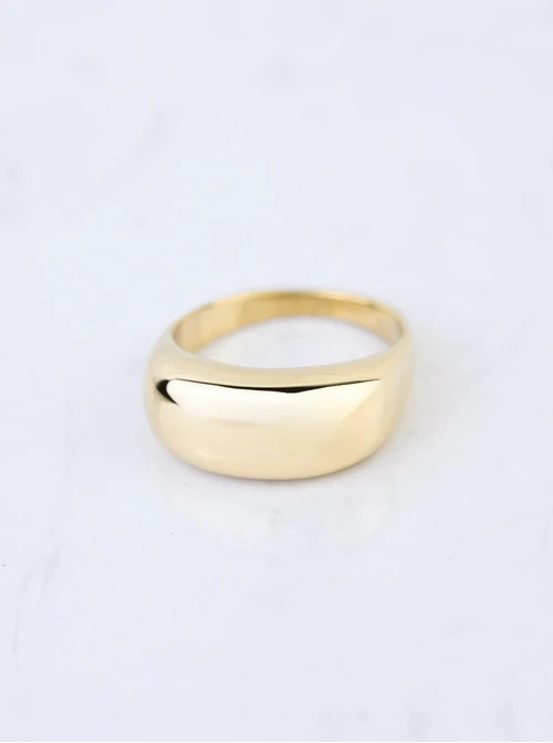 Pierścionek dmuchany, złoty S405695Z00