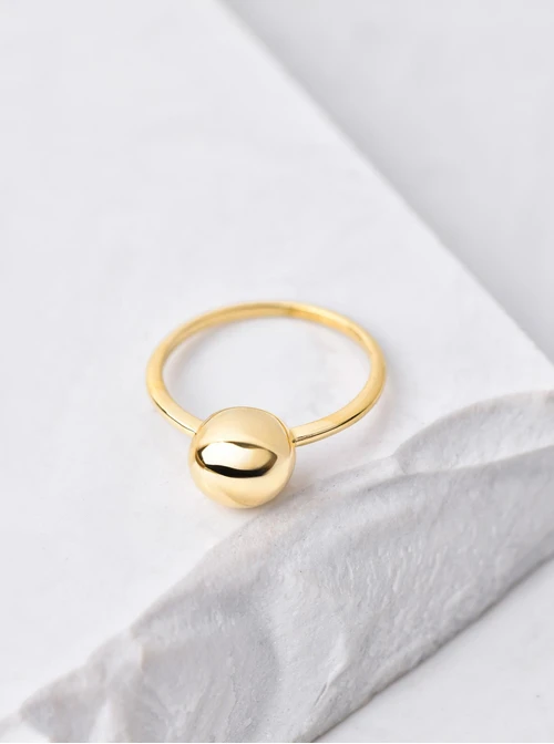 Pierścionek kulka, złoty S405691Z00