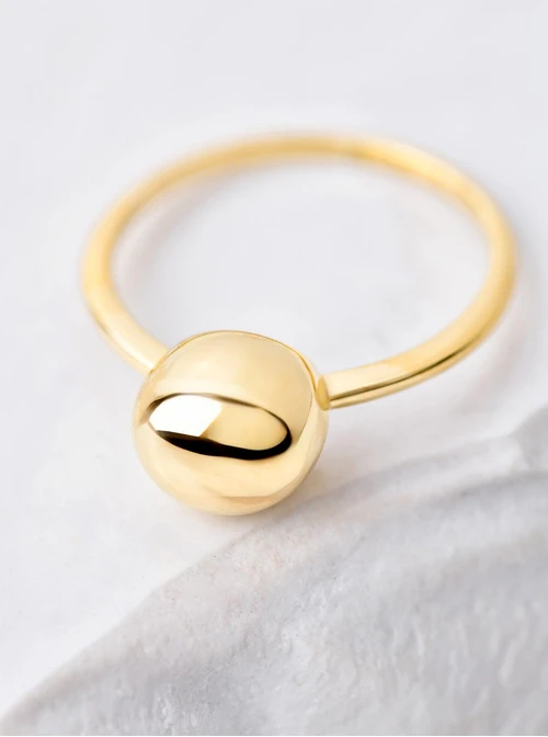 Pierścionek kulka, złoty S405691Z00