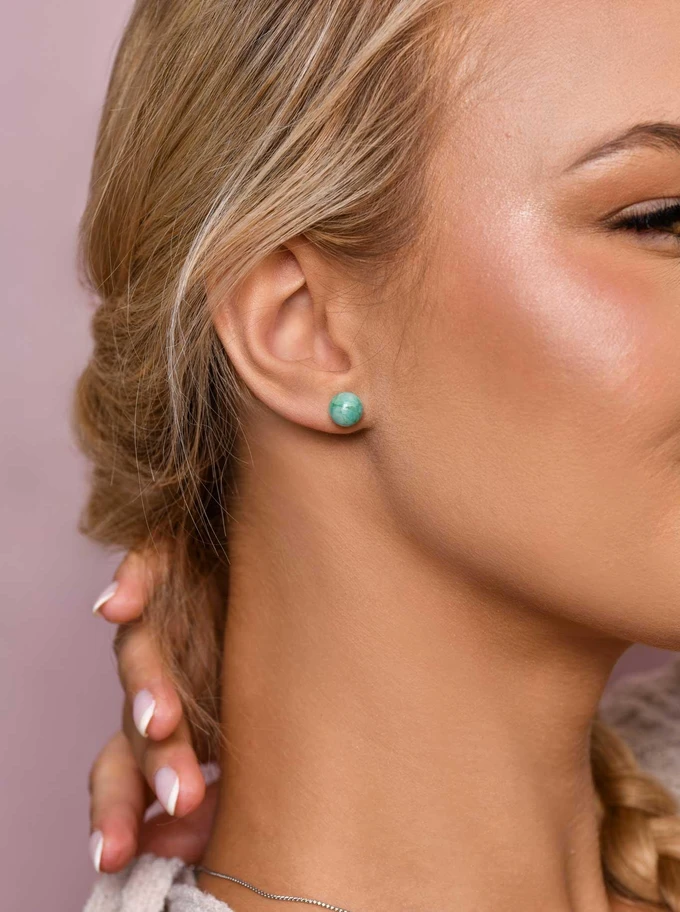 Kolczyki Amazonit, srebrny S206766S00