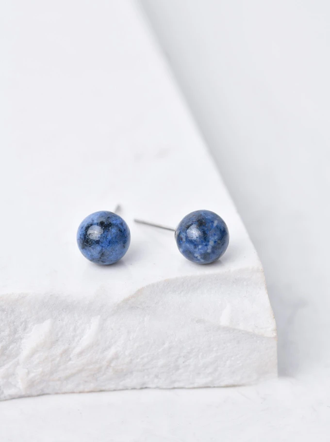 Kolczyki Dumortieryt, srebrny S206775S00