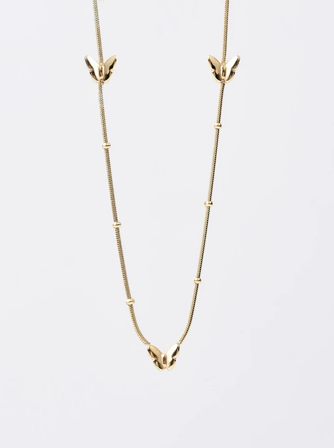 Naszyjnik motylki, złoty S306021Z00