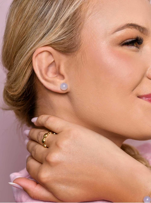 Kolczyki Akwamaryn, złoty S206771Z00