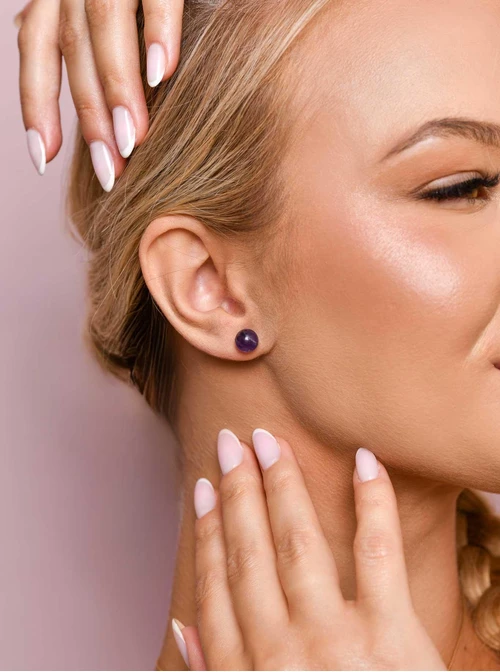 Kolczyki Ametyst, srebrny S206768S00