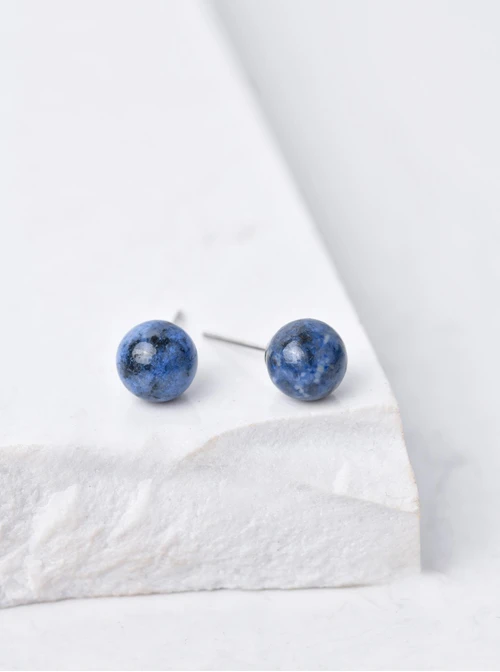 Kolczyki Dumortieryt, srebrny S206775S00