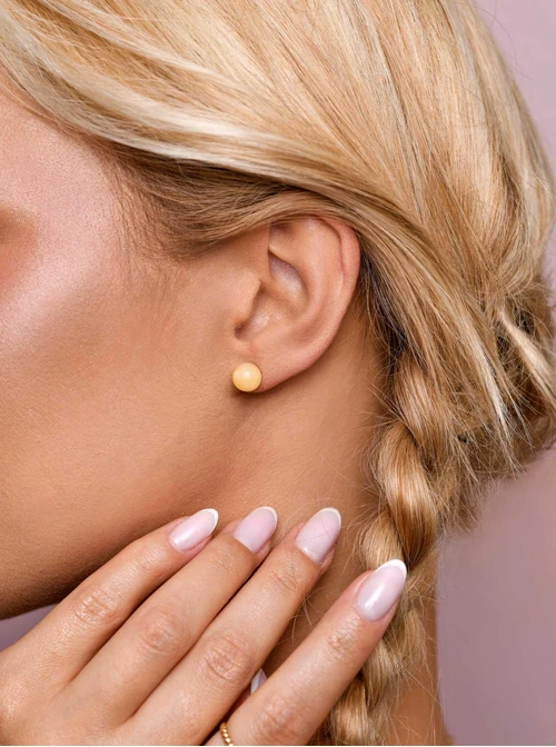 Kolczyki Jadeit Żółty, złoty S206769Z00