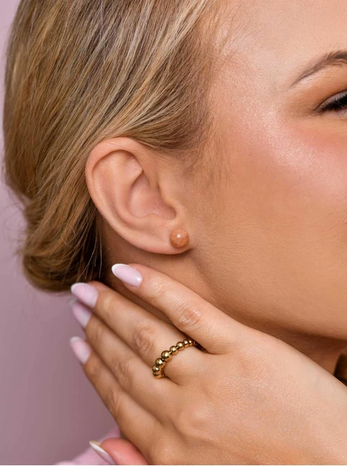 Kolczyki Kamień Słońca, złoty S206778Z00