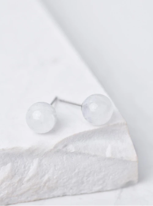 Kolczyki Kryształ Górski, srebrny S206767S00