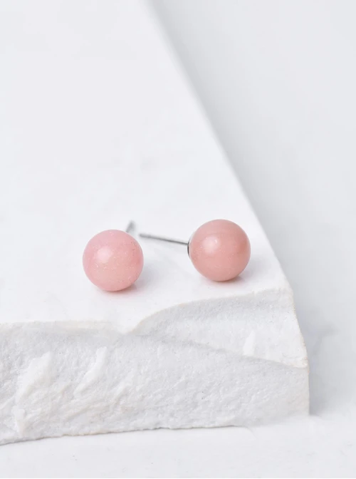 Kolczyki Opal Pudrowy, srebrny S206781S00