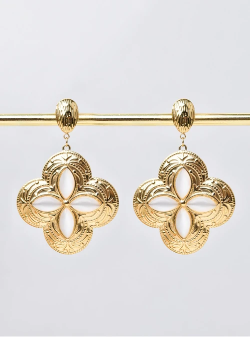 Kolczyki koniczyny, złoty S206094Z00