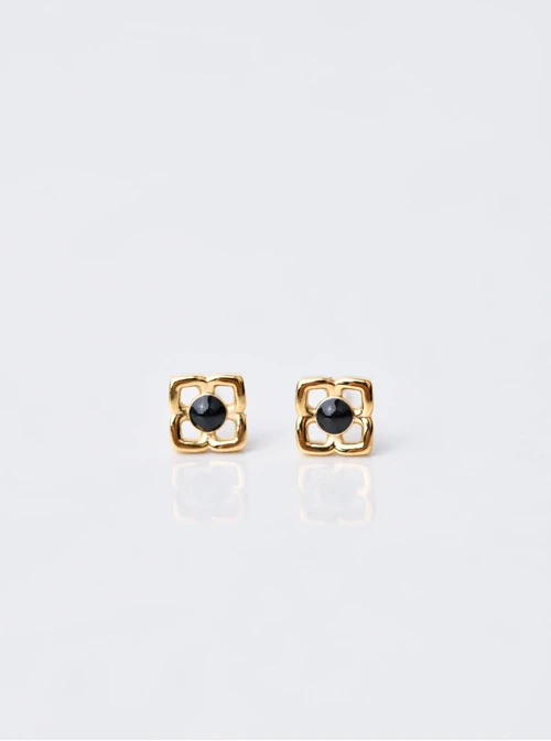 Kolczyki kwiatuszki lilijki, złoty S206026Z00