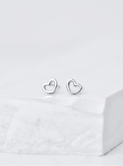 Kolczyki malutkie serduszka, srebrny S205921S00