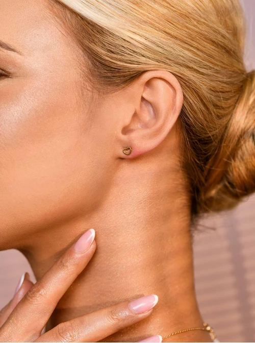 Kolczyki malutkie serduszka, złoty S205921Z00