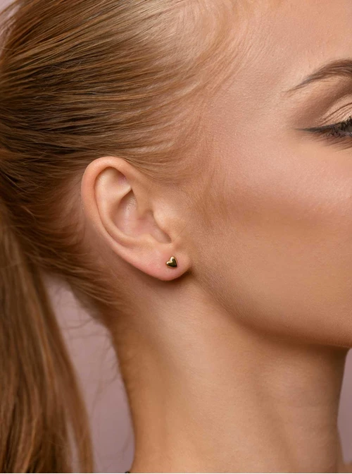 Kolczyki malutkie serduszka, złoty S205930Z00