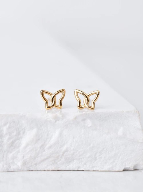 Kolczyki motylki, złoty S206611Z00