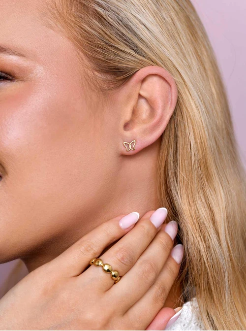 Kolczyki motylki, złoty S206611Z00