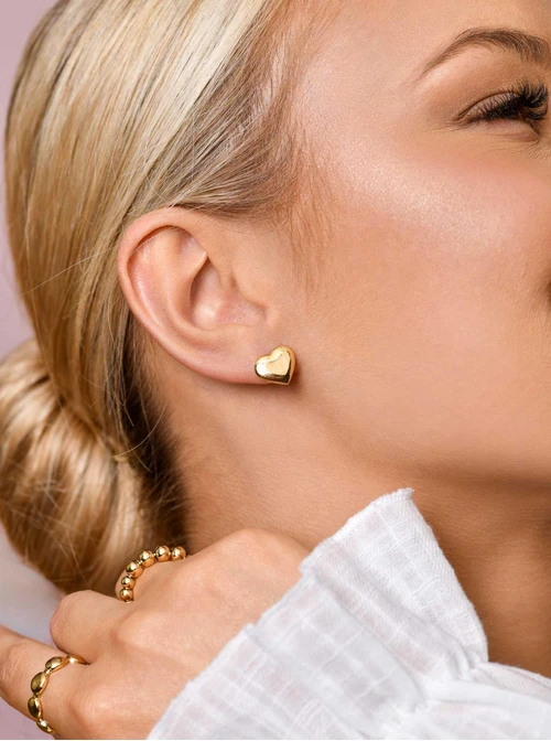 Kolczyki serca, złoty S206668Z00