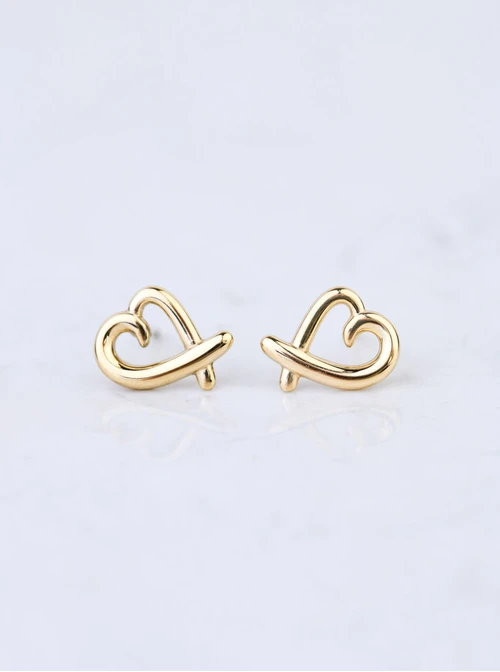 Kolczyki serduszka, złoty S205907Z00