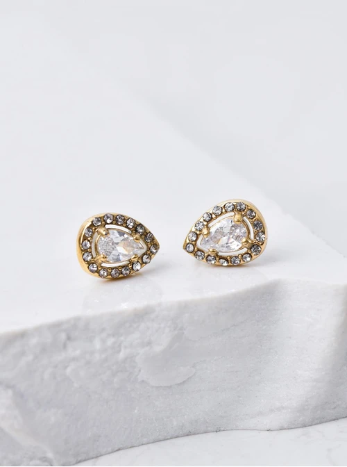 Kolczyki z kryształkami, złoty S206078Z00