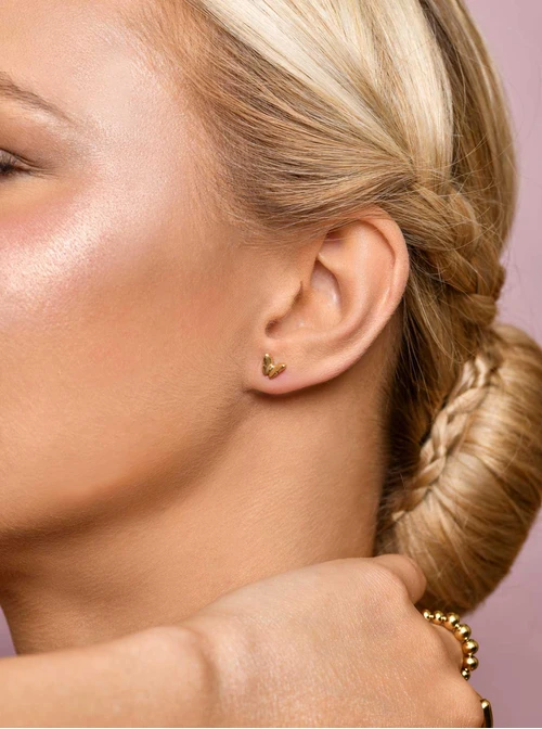 Kolczyki motylki, złoty S206023Z00