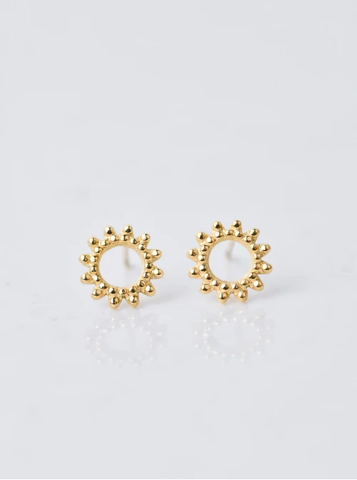 [Zestaw] Naszyjnik słoneczka, kuleczki, złoty S305899Z00