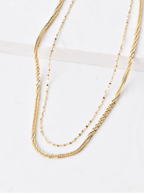 Naszyjnik podwójny, złoty S306107Z00