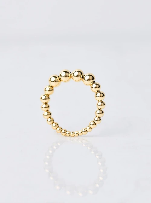 Pierścionek kuleczki, złoty S405700Z00