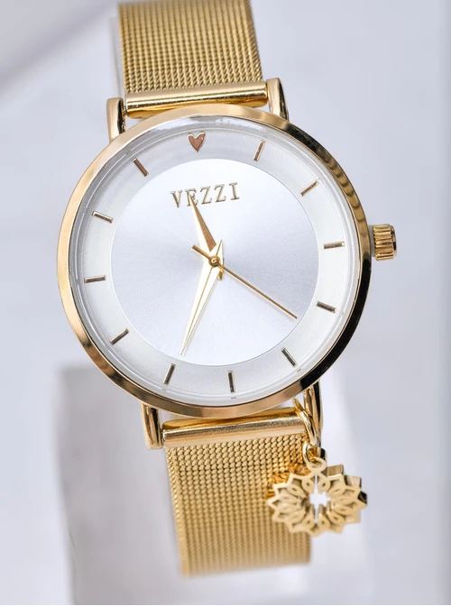 Zegarek Rozeta Vezzi, złoty S506536Z00
