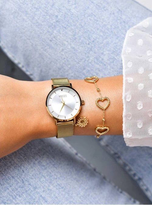 Zegarek Rozeta Vezzi, złoty S506536Z00