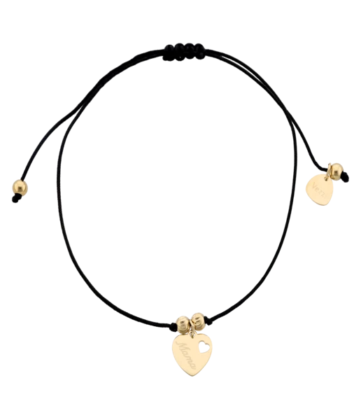 Bransoletka Mama, serduszko, złoty S106697Z01