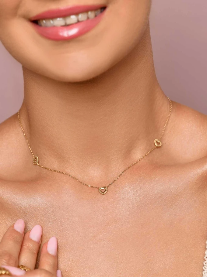 Naszyjnik serduszka, złoty S305943Z00