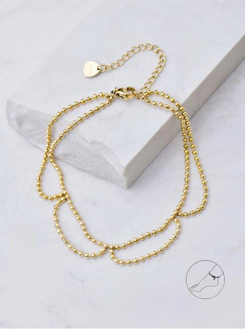 Bransoletka na kostkę, złoty S106948Z00