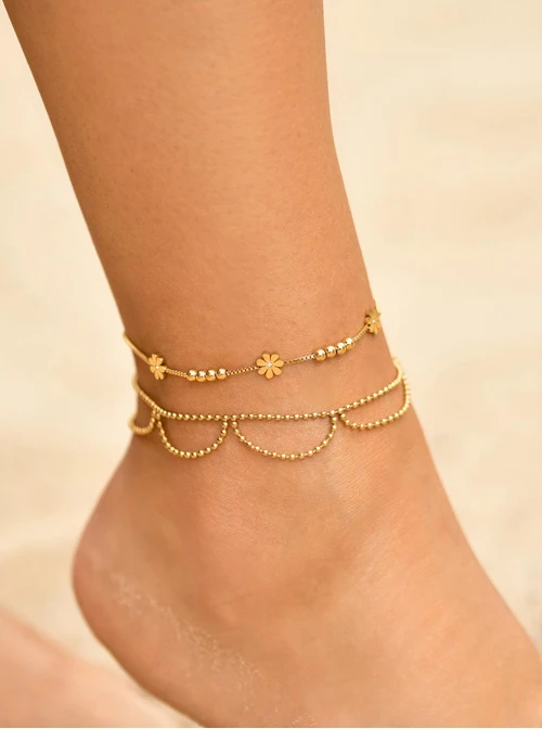 Bransoletka na kostkę, złoty S106948Z00