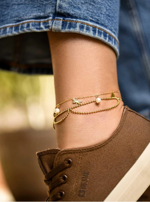 Bransoletka na kostkę, złoty S106948Z00