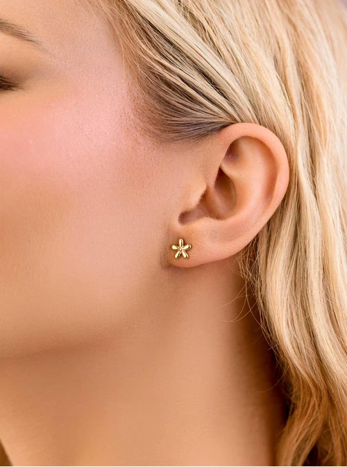 Kolczyki kwiatuszki, złoty S205998Z00