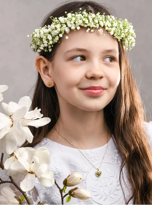 Kolczyki kwiatuszki, złoty S205998Z00