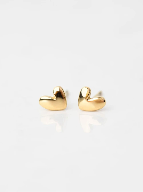 Kolczyki malutkie serduszka, złoty S205927Z00