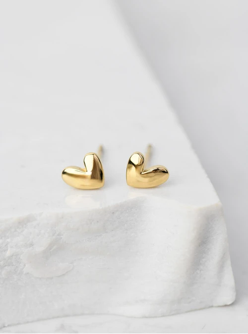 Kolczyki malutkie serduszka, złoty S205927Z00