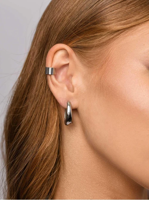 Kolczyki owalne, srebrny S205094S00