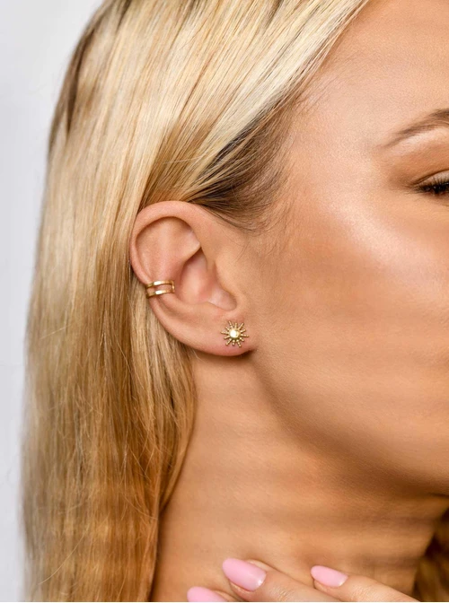 Kolczyki słoneczka, złoty S205898Z00